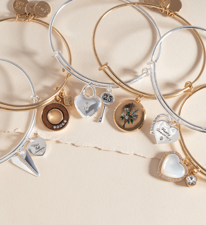 Flower Anniversary Bangle