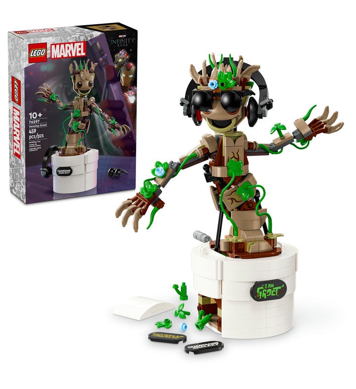 LEGO Marvel Dancing Groot Buildable Animated Toy 76297