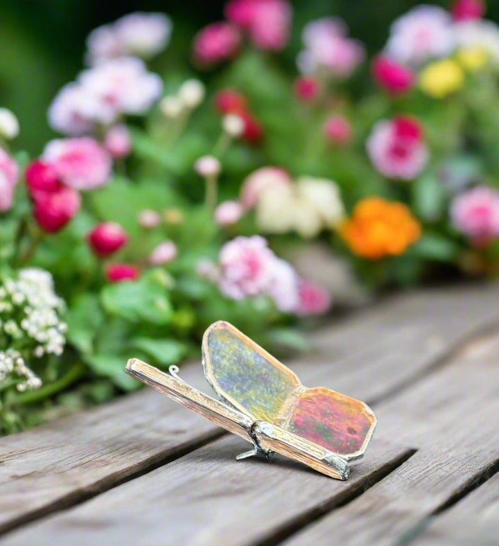 Celebration Of Life Glass Butterfly – Memorial Gift With Poem And Card