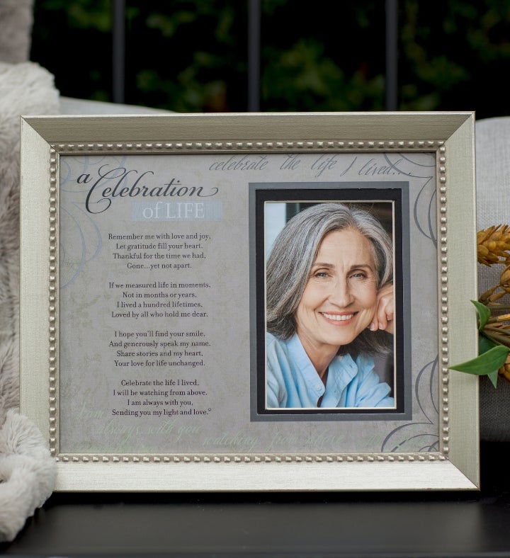 Celebration Of Life Memorial Gift Set – Ornament, Frame And Comfort Blanket