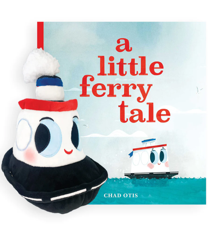 A Little Ferry Tale 8.5" Plush Boat With Hardcover Book Gift Set