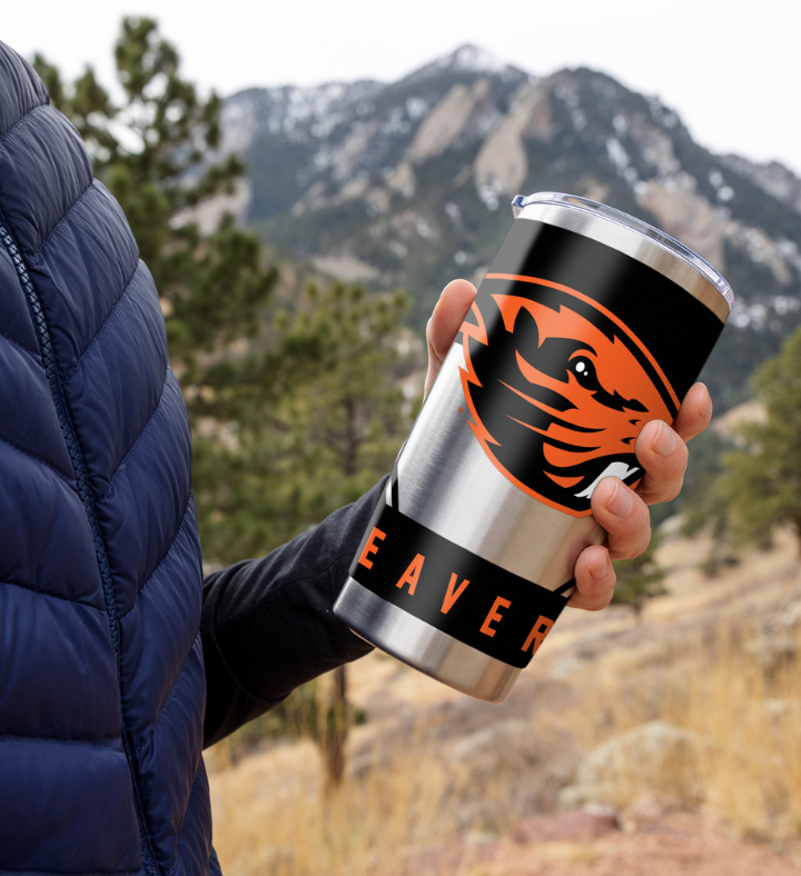 College 20oz Stainless Steel Tumbler With Lid