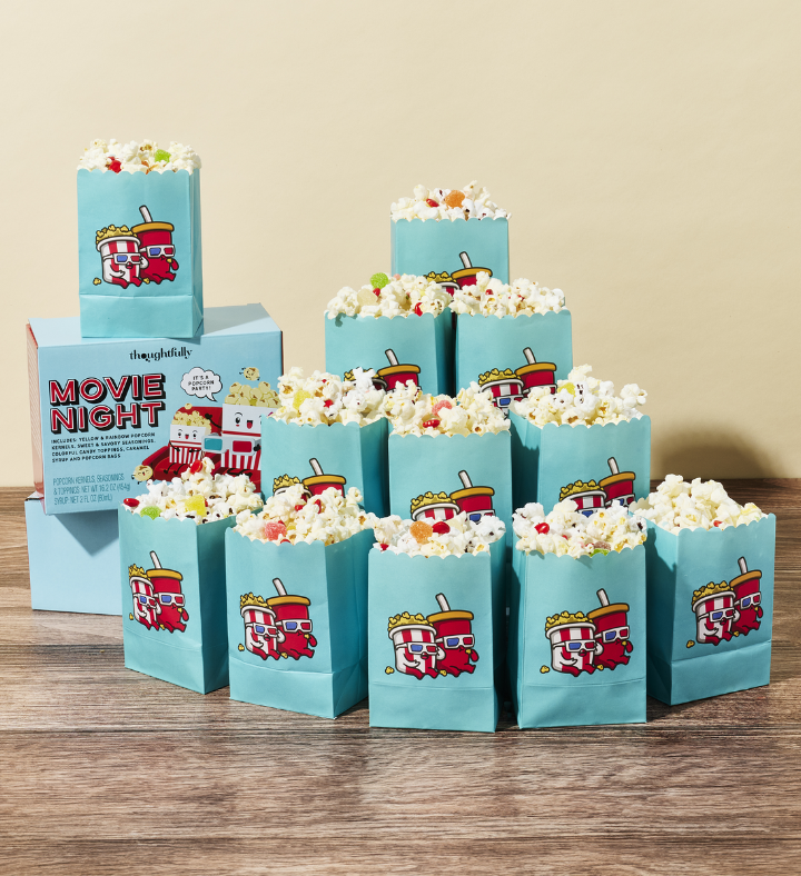 Thoughtfully Movie Night Party Kit, Set Of 12