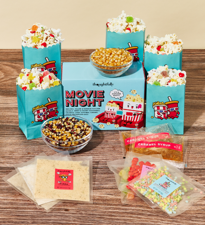 Thoughtfully Movie Night Party Kit, Set Of 12