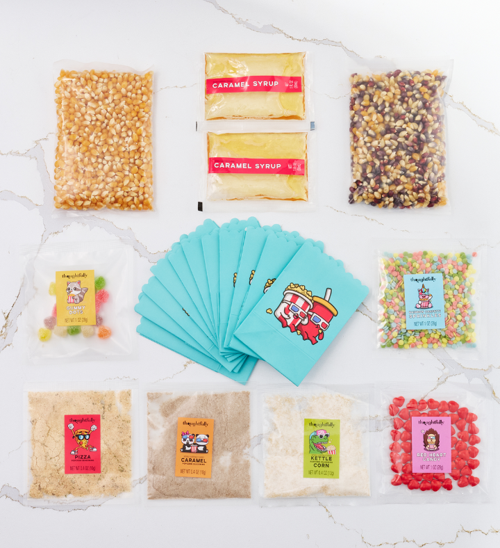 Thoughtfully Movie Night Party Kit, Set Of 12