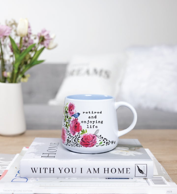 "Retired and Enjoying Life" Mug