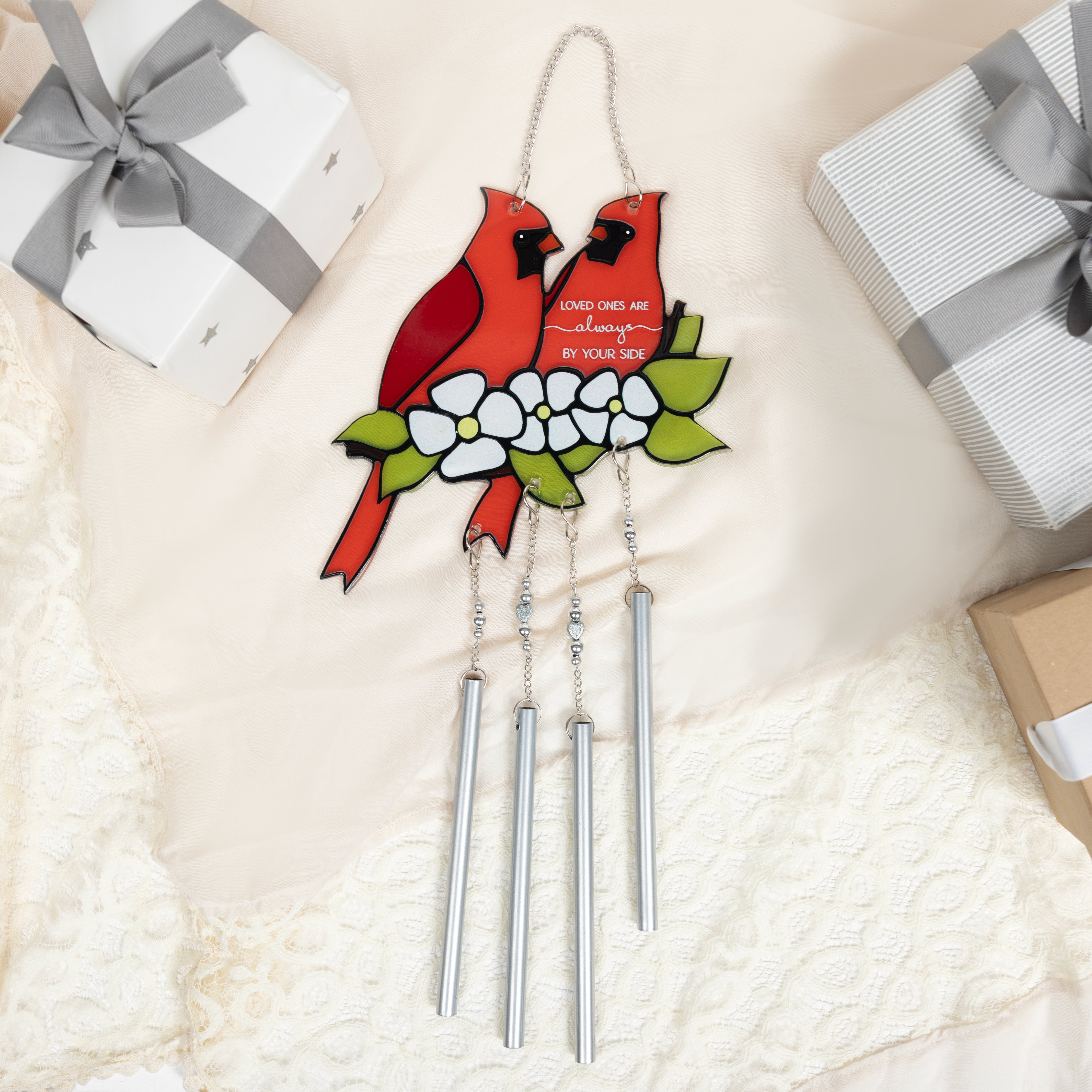 Always by Your Side Remembrance Suncatcher Wind Chime