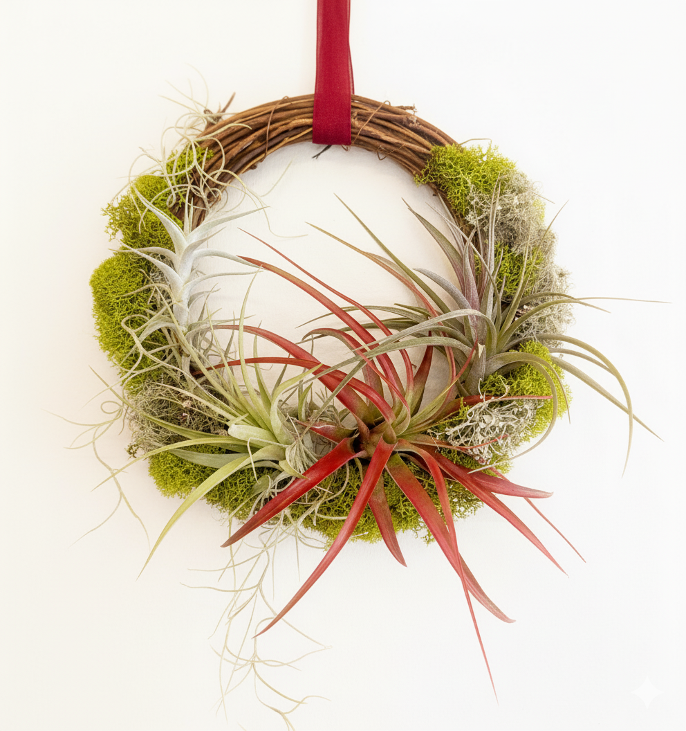 Living Air Plant Wreath - A Breath Of Fresh Air!