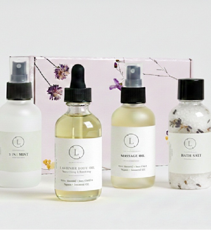 The Ultimate Lizush Spa Experience –4 Piece Artisanal Wellness Gift box