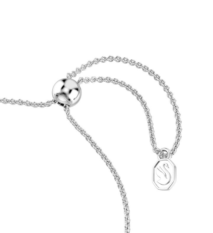 Idyllia Bracelet, Mixed Cuts, Arrow, White, Rhodium Plated