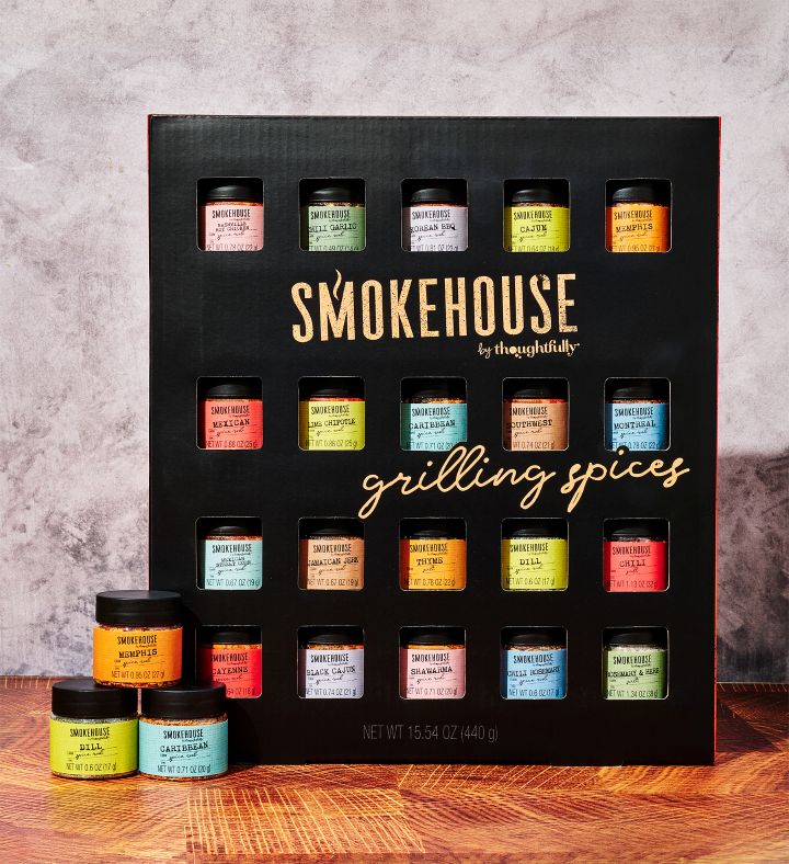 Grilling Spice Set Gift, 20 Mini Bbq Rubs & Seasonings Variety Pack