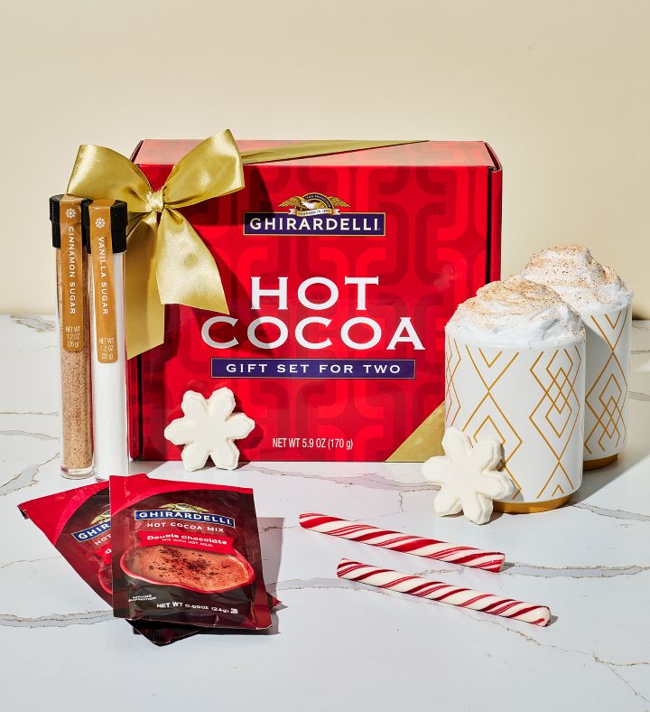 Ghirardelli Hot Cocoa For Two Gift Set