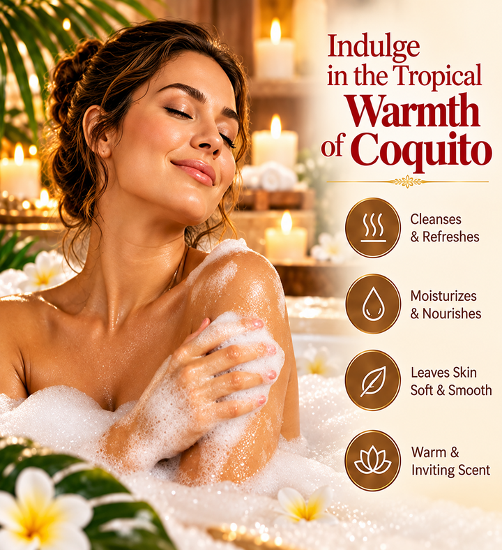 Freida & Joe Coquito Bath And Body Gift Set, 7 Piece Set