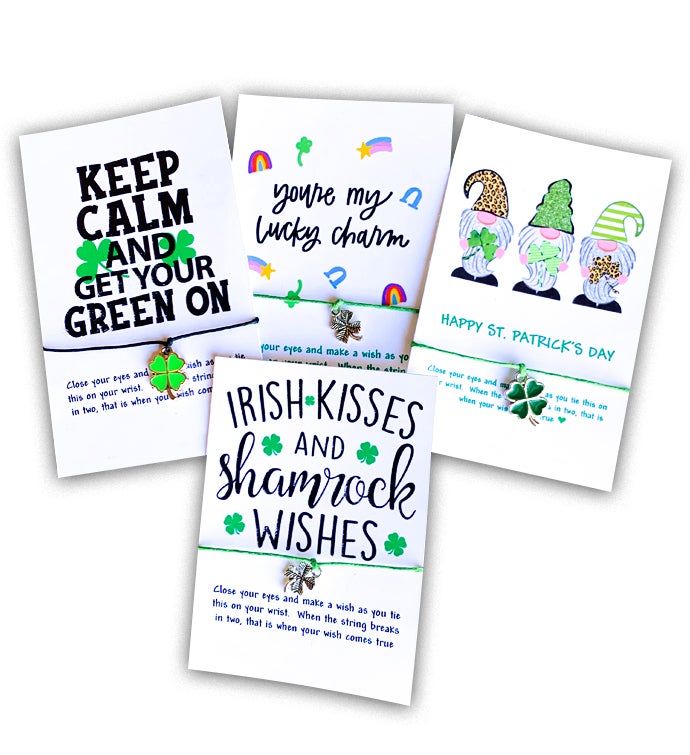 St. Patrick's Wish Bracelets Set Of 4