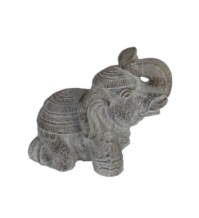 13" Elephant Ornament Statue