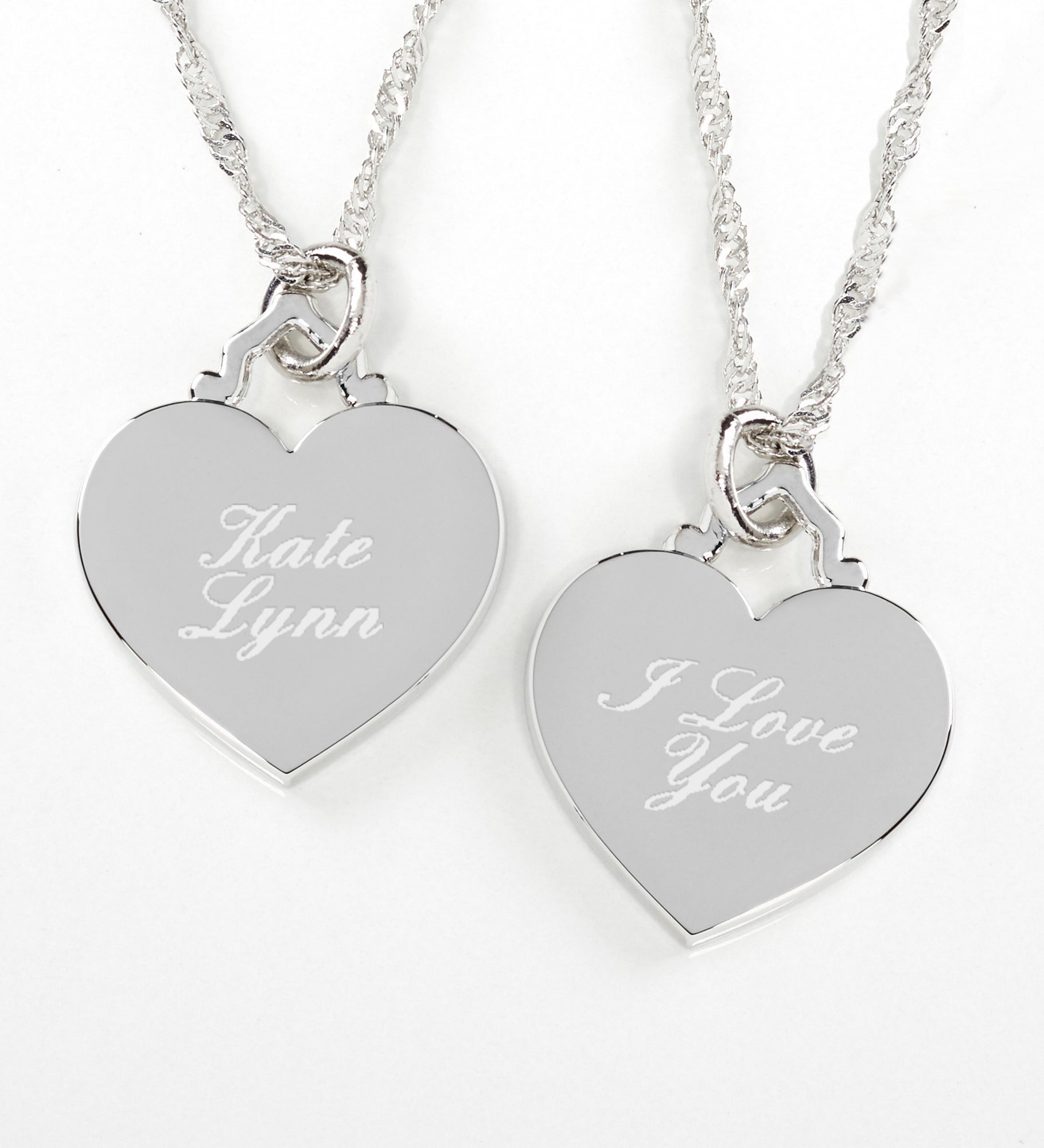 Custom Message Engraved Necklace