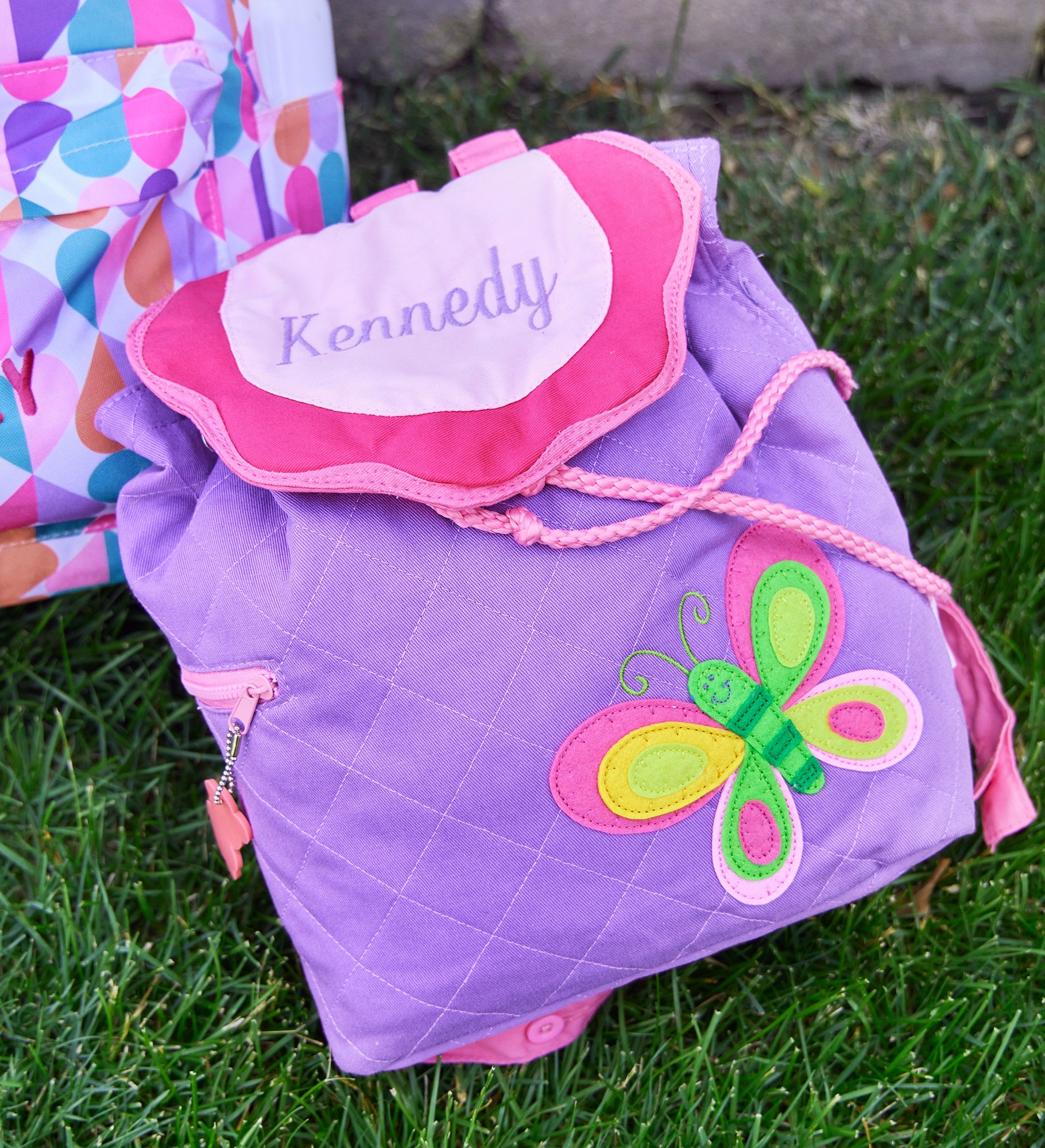Butterfly Embroidered Kid's Backpack by Stephen Joseph