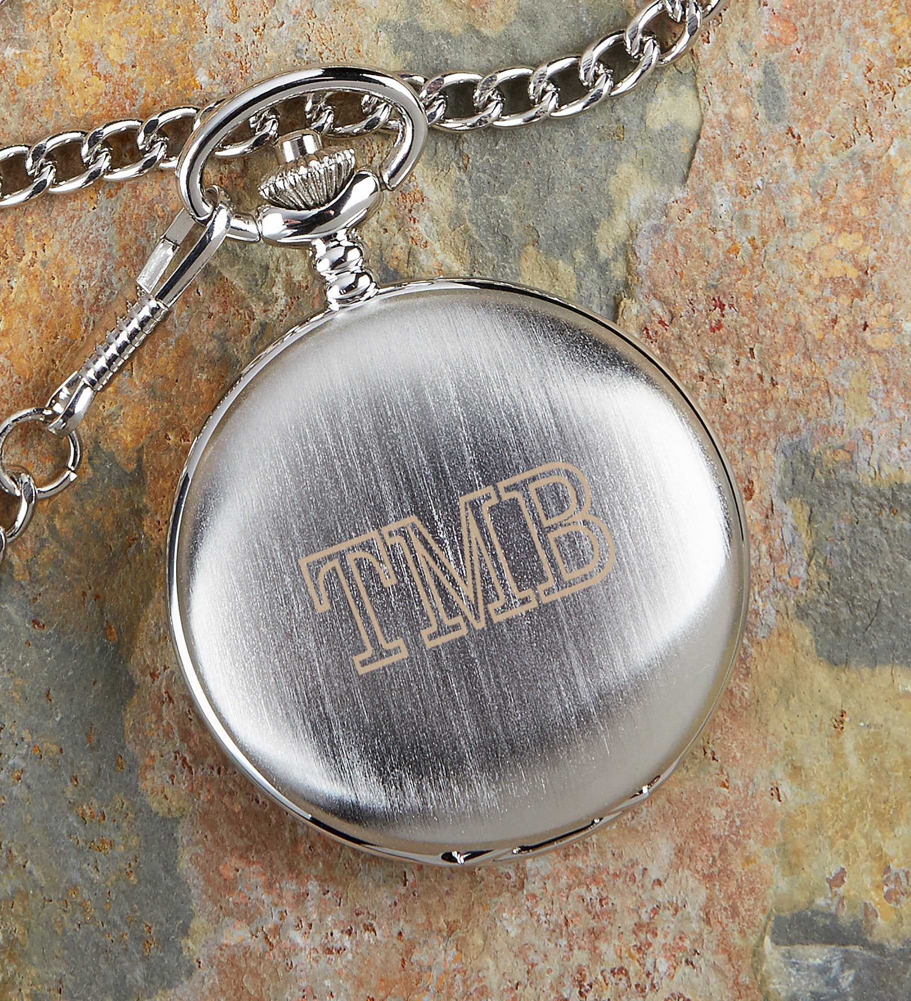 Herrington Engraved Silver Pocket Watch