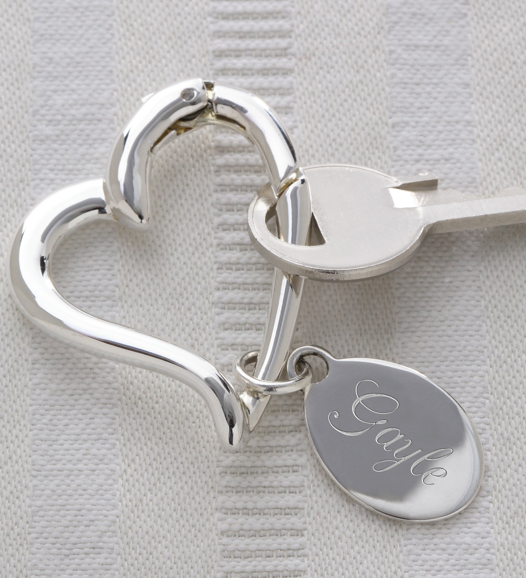 My Open Heart 2-Sided Personalized Keyring