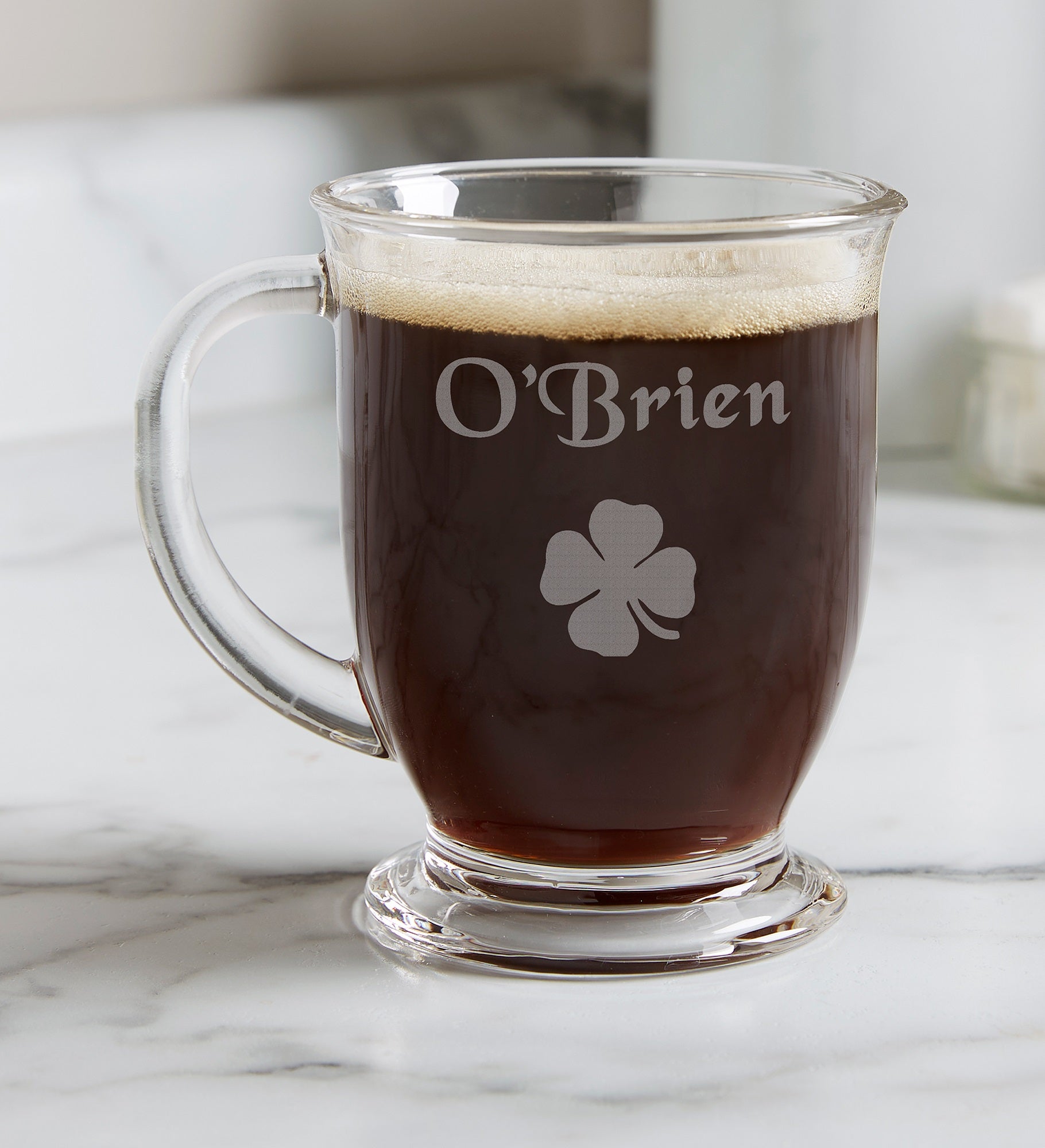 Irish Coffee Personalized 16 oz. Glass Mug