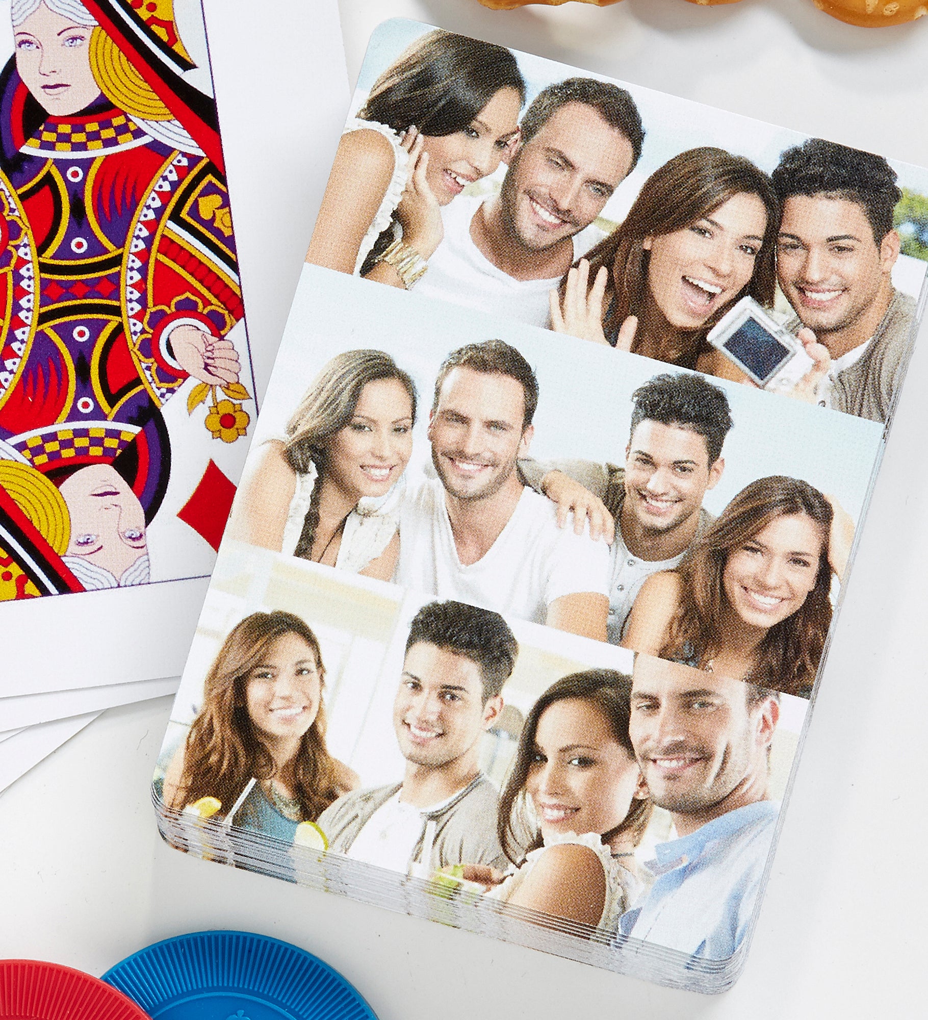 Photo Collage Personalized Photo Playing Cards