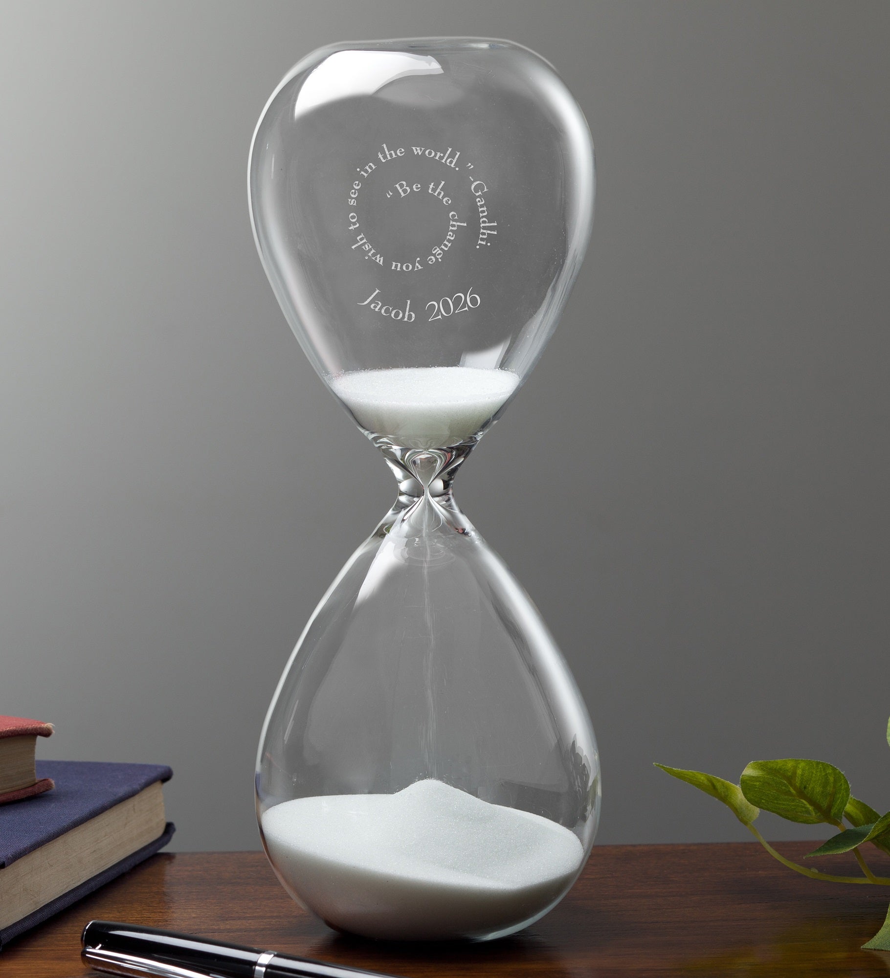Inspirational Quotes Personalized Sand-Filled Hourglass