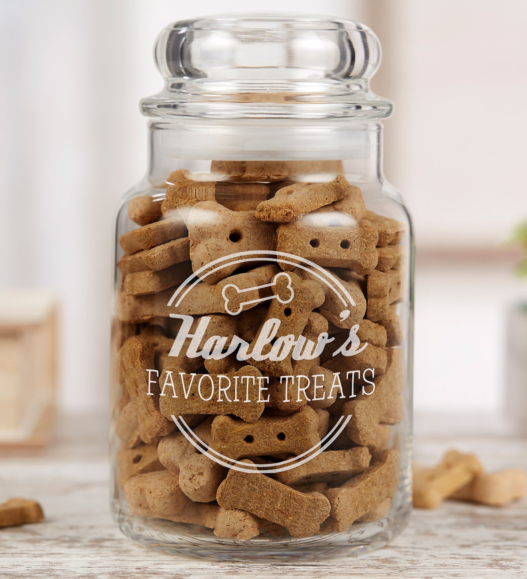 Doggie Diner Engraved Treat Jar 