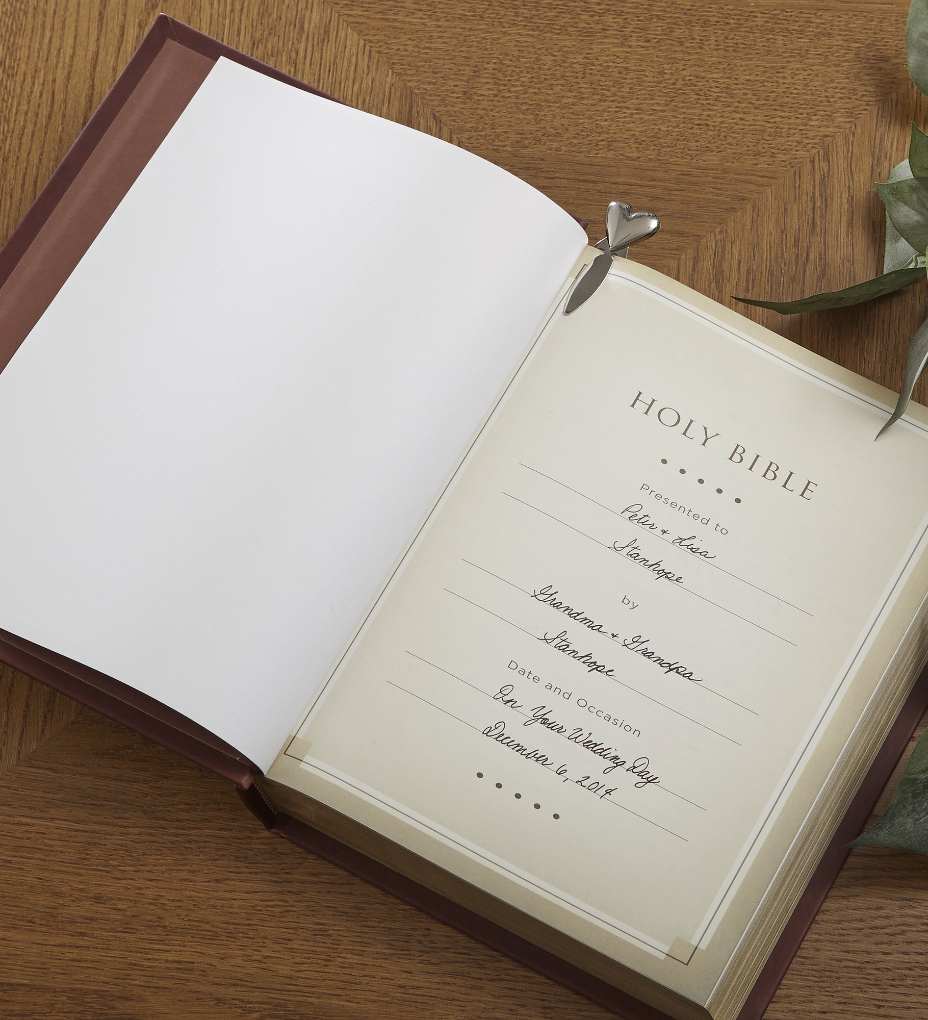 Family Legacy Personalized Bible