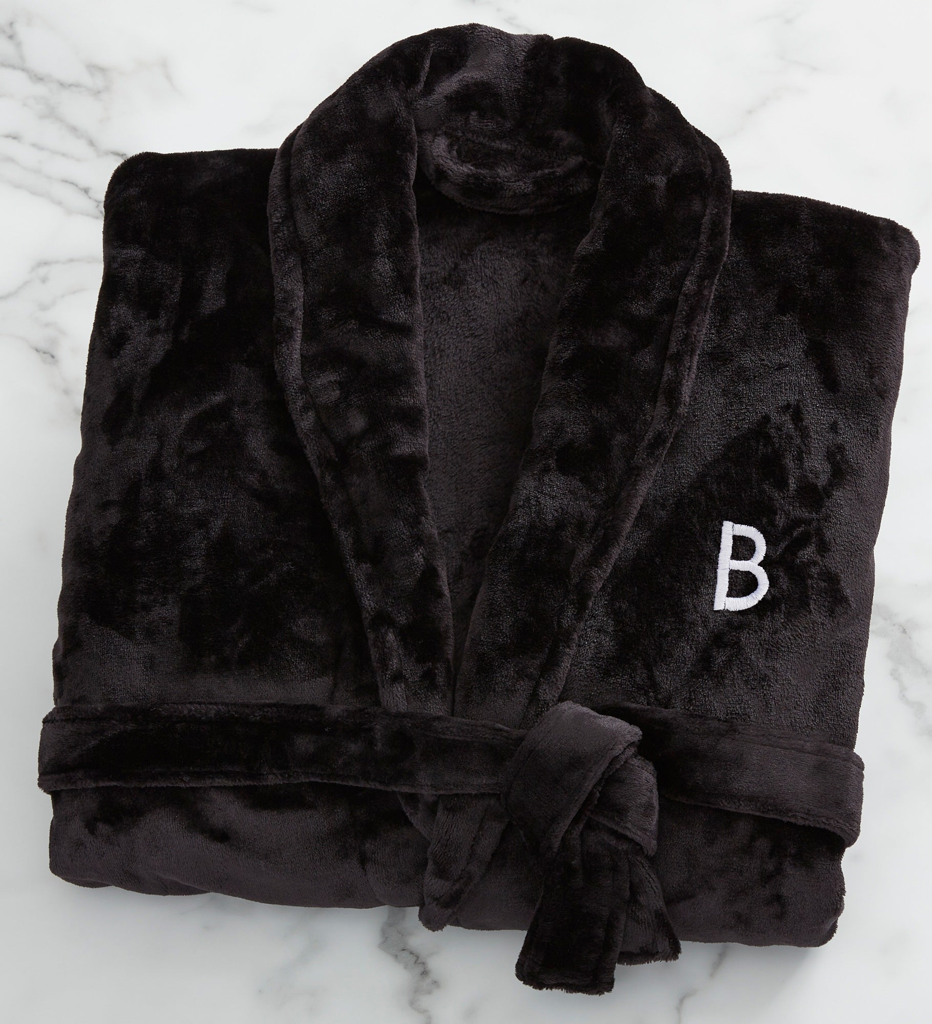 Just For Him Embroidered Luxury Fleece Robe