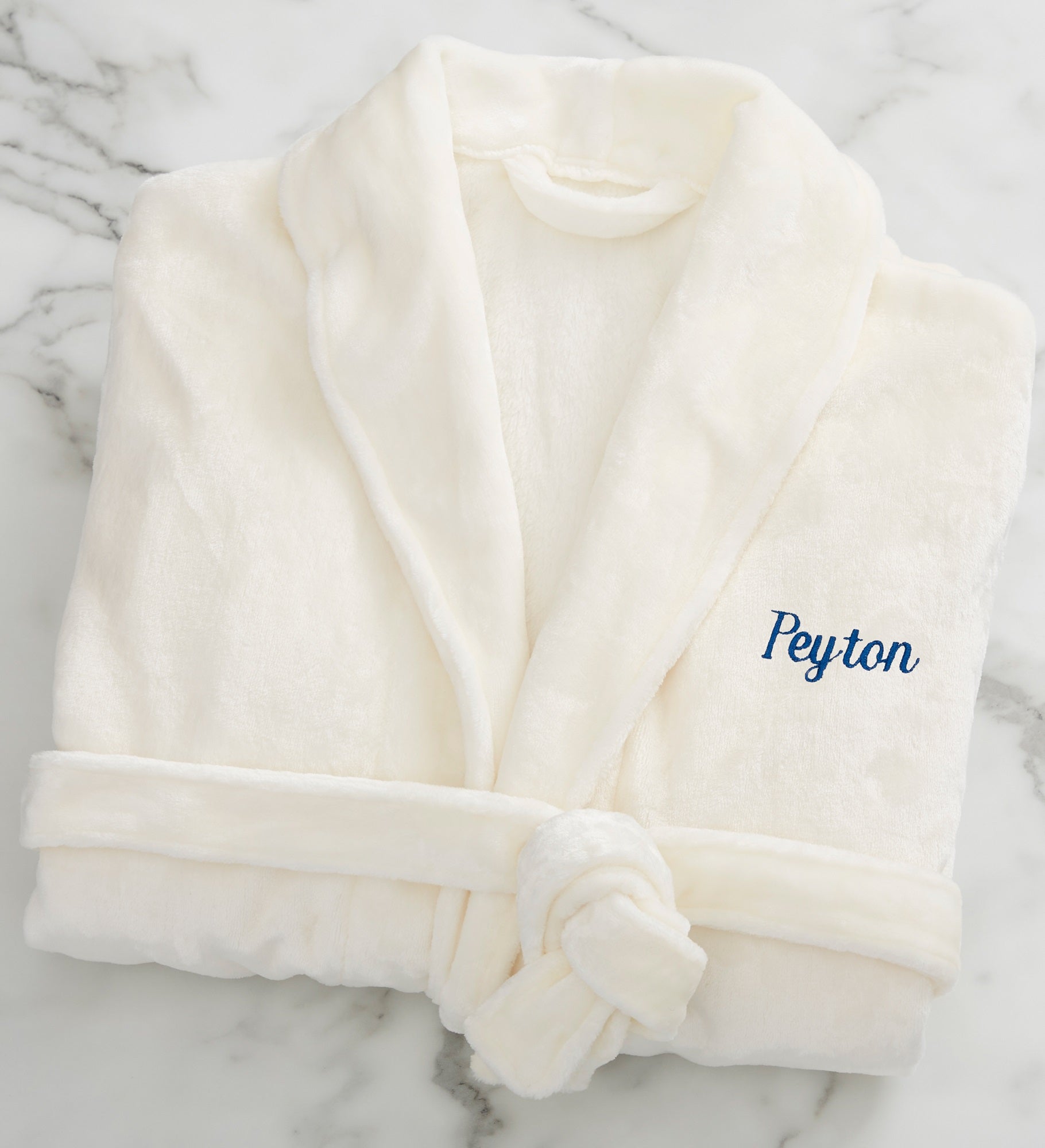 Just For Him Embroidered Luxury Fleece Robe