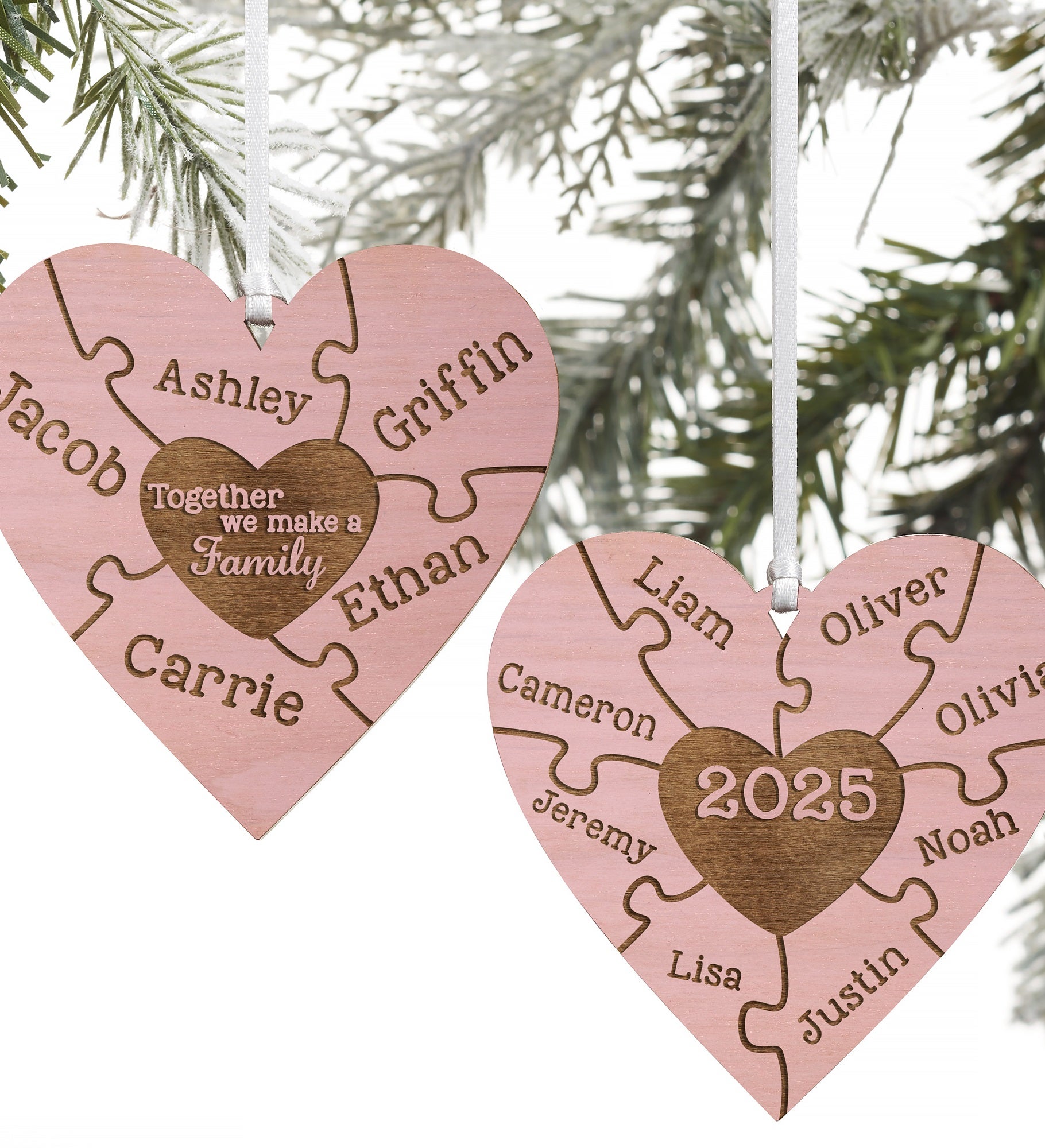 Together We Make A Family Personalized Ornament
