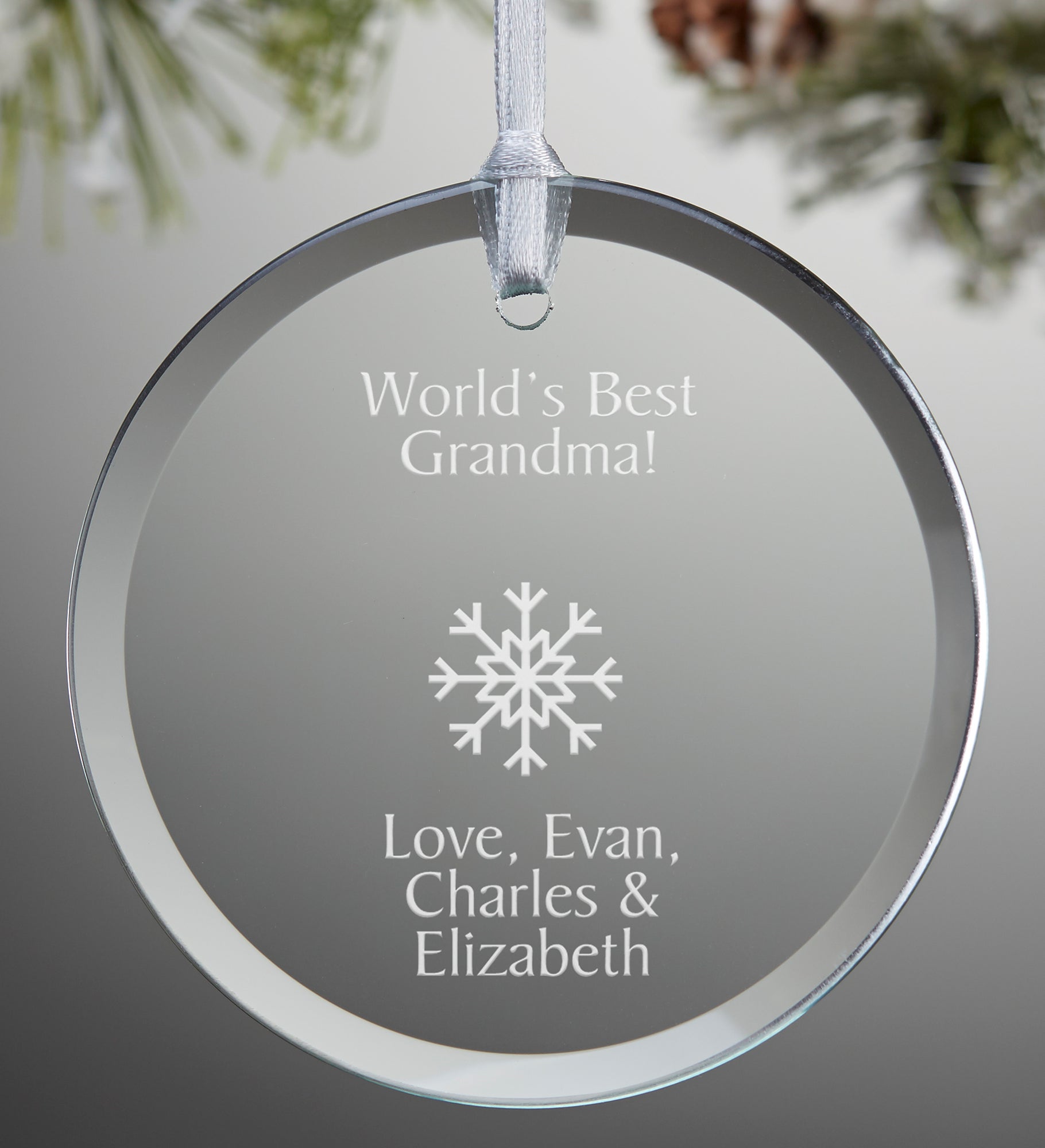 Create Your Own Round Personalized Ornament