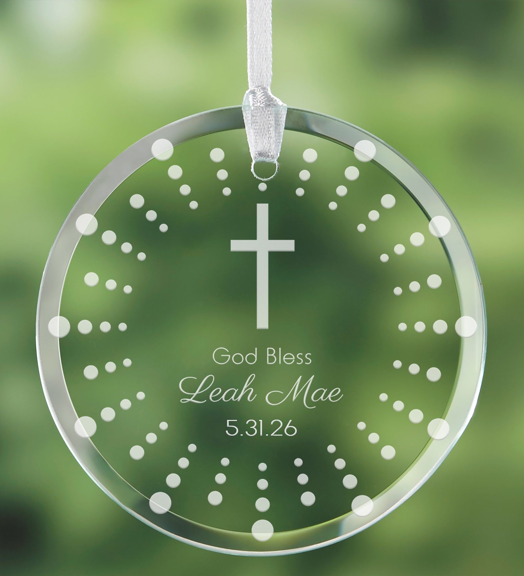 God Bless Personalized Ornament