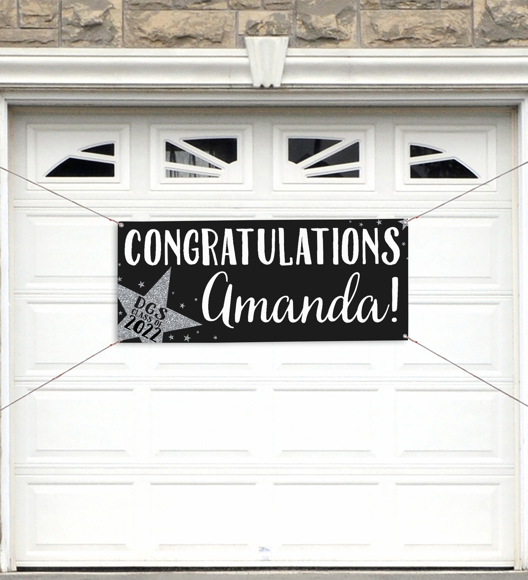 Shining Star Personalized Graduation Banner