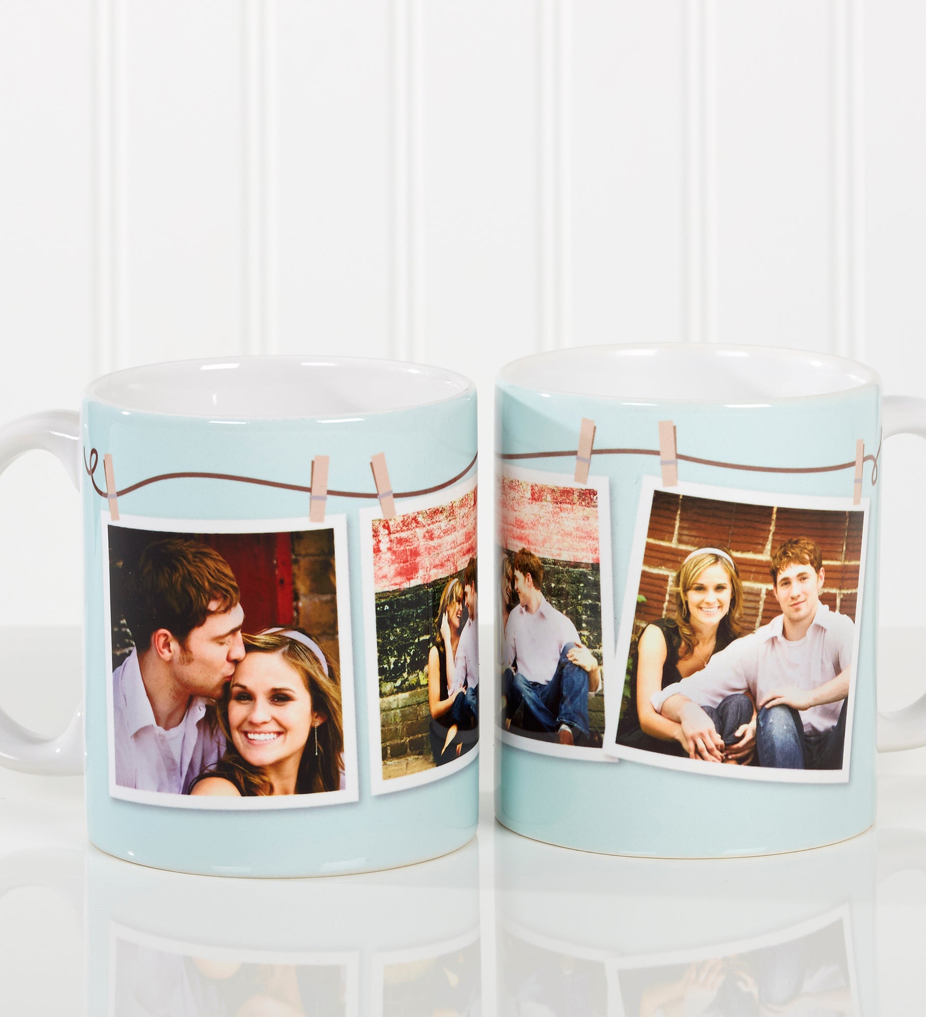 3 Photo Collage Personalized Coffee Mug