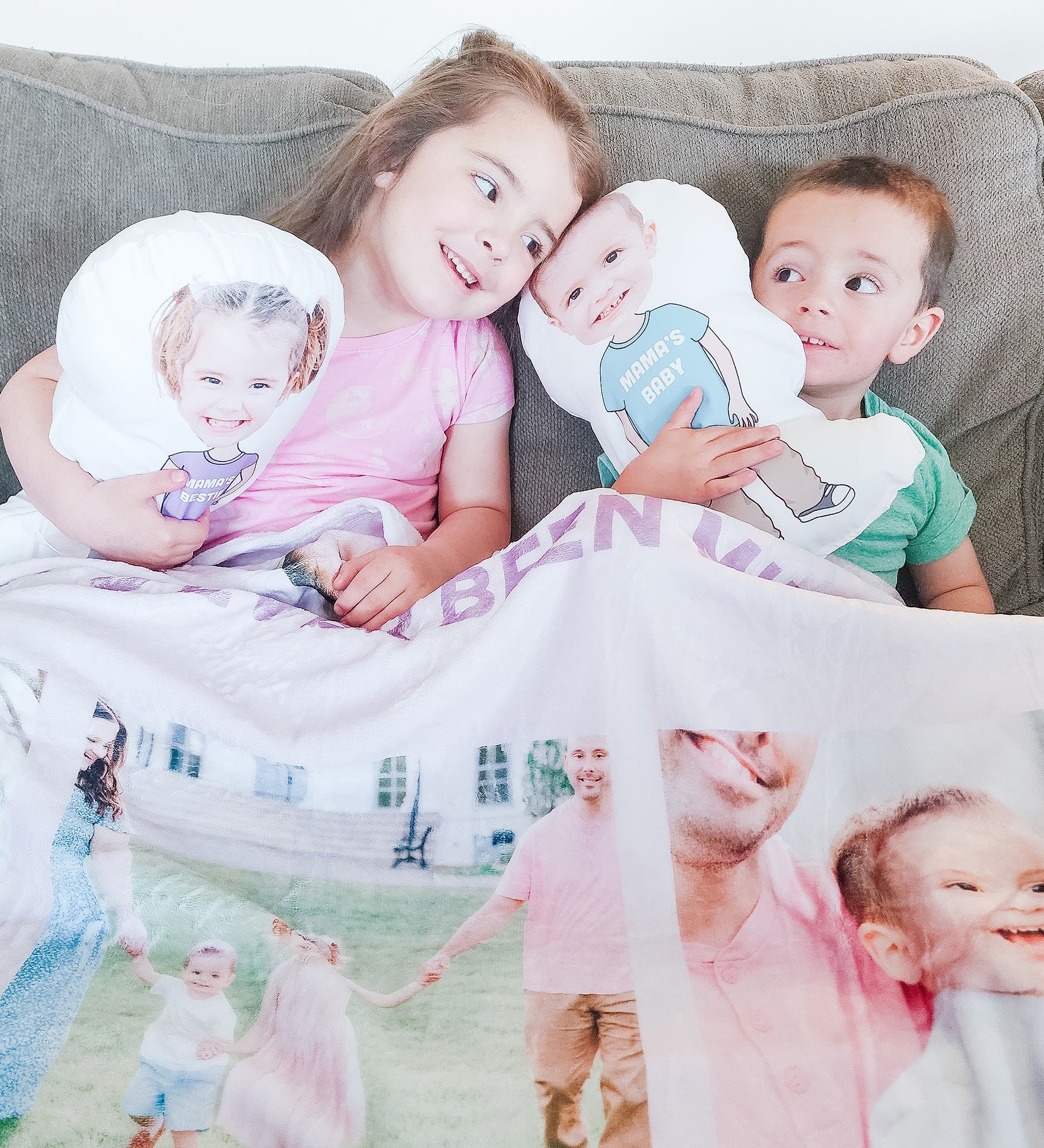 Picture Perfect Personalized Fleece Photo Blankets