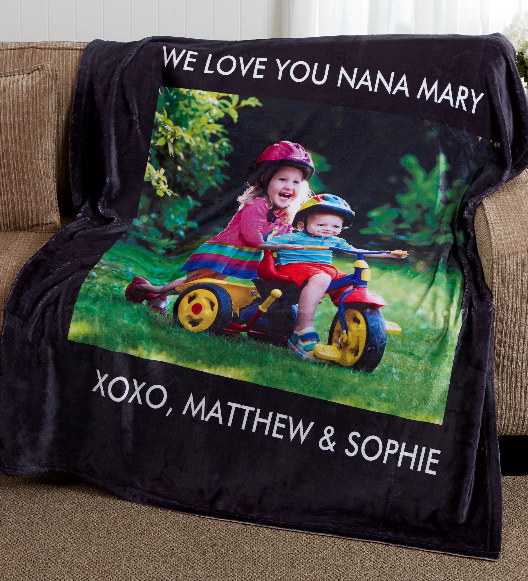 Picture Perfect Personalized Fleece Photo Blankets