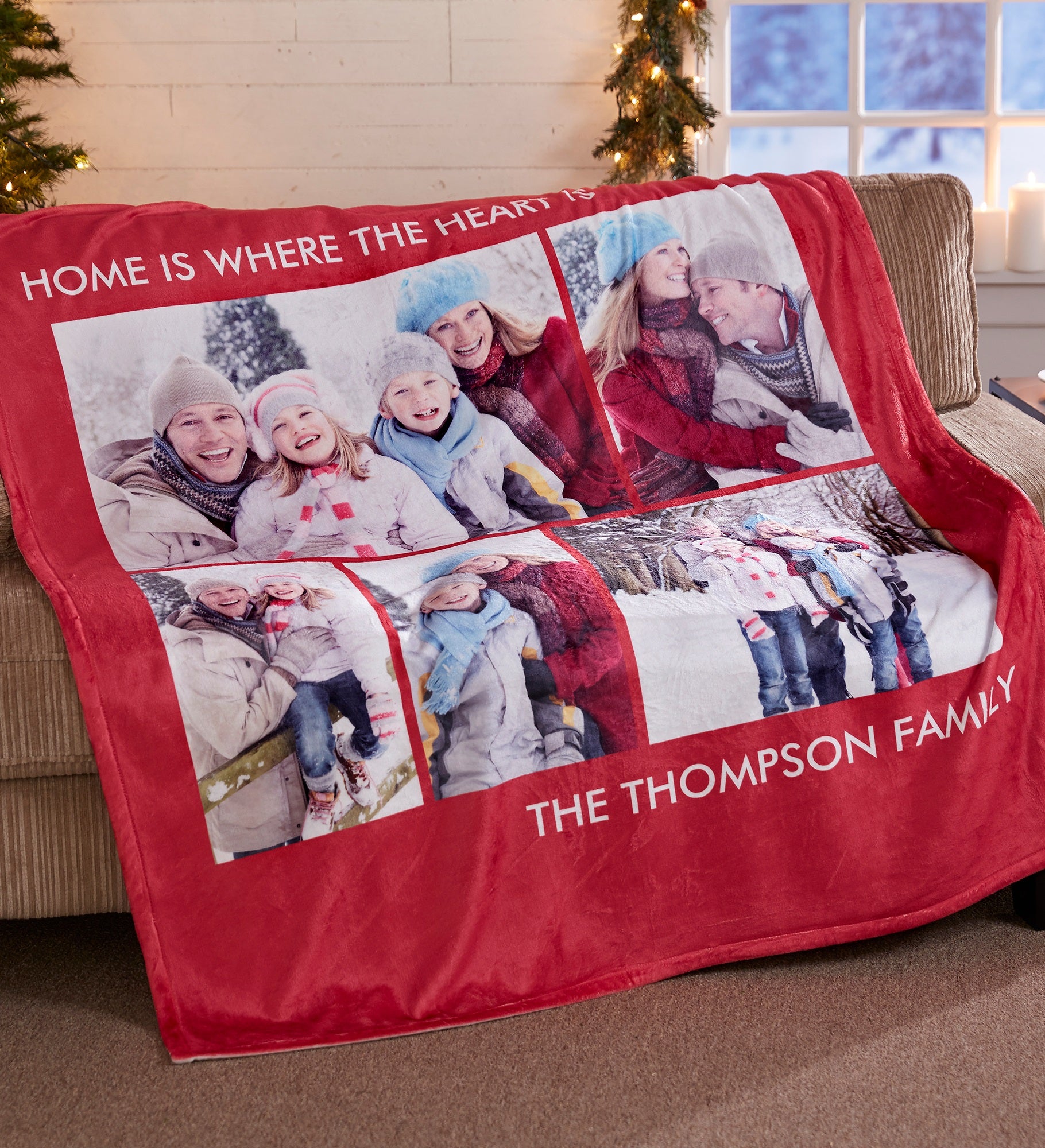Picture Perfect Personalized Fleece Photo Blankets