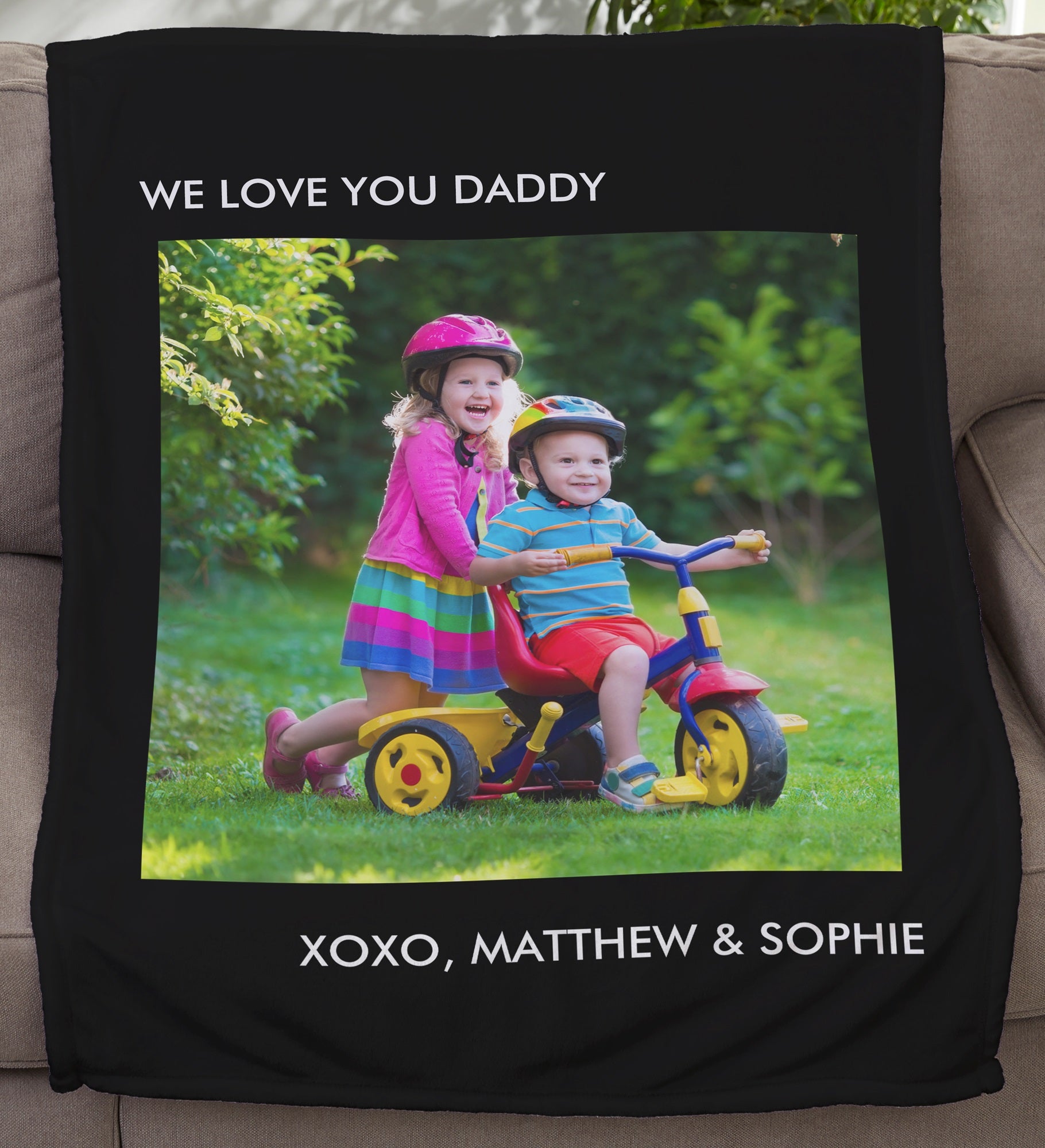Picture Perfect Personalized Fleece Photo Blankets