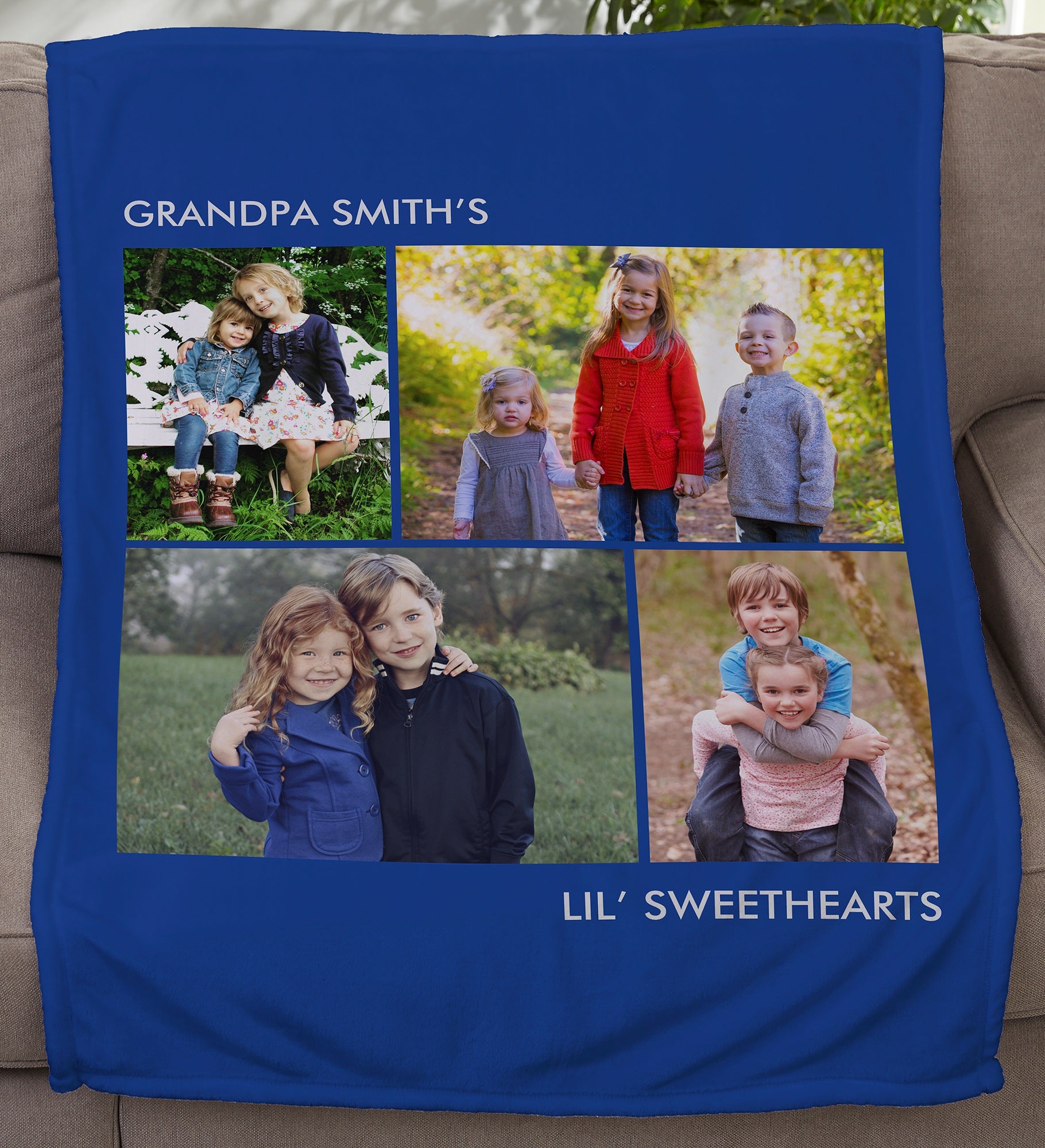 Picture Perfect Personalized Fleece Photo Blankets