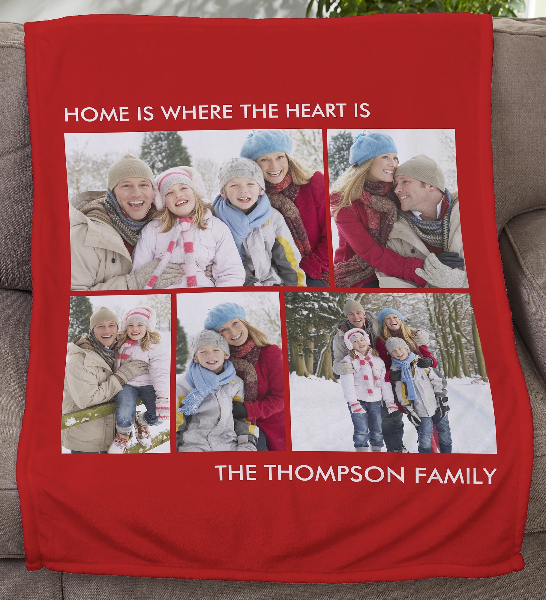 Picture Perfect Personalized Fleece Photo Blankets