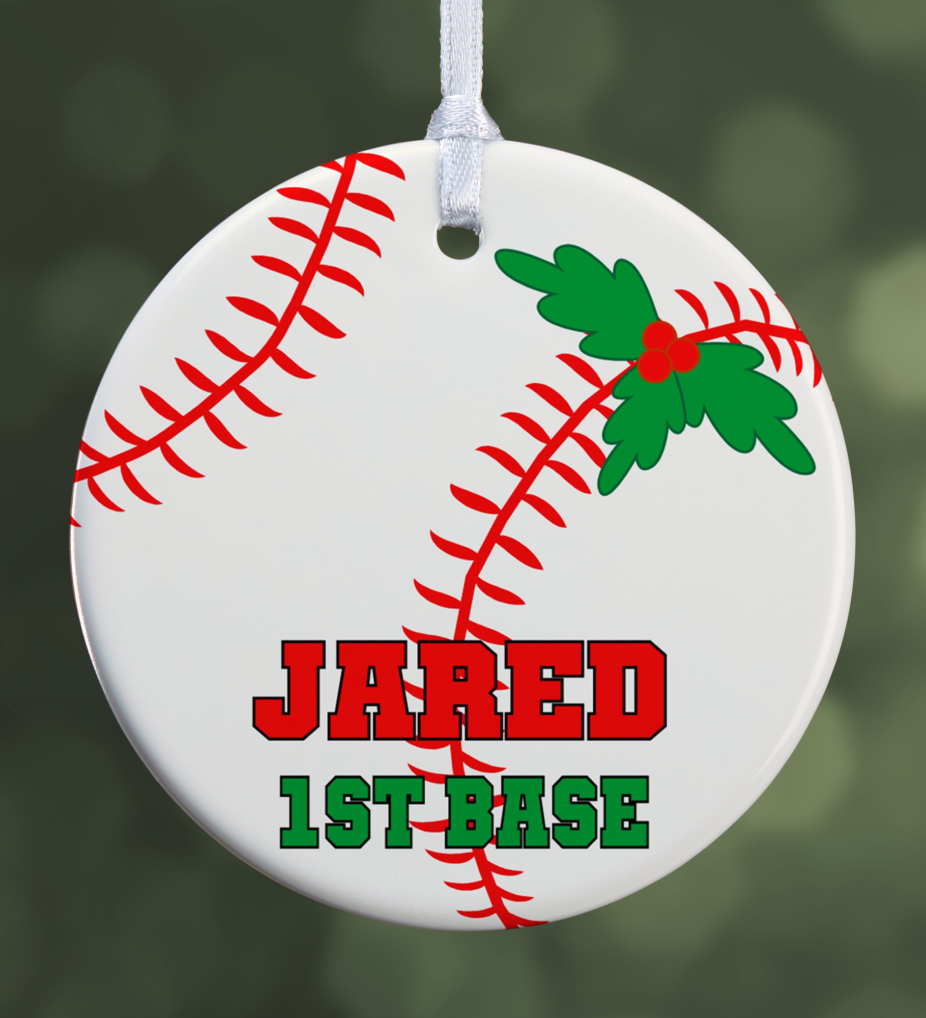 Baseball Personalized Ornament