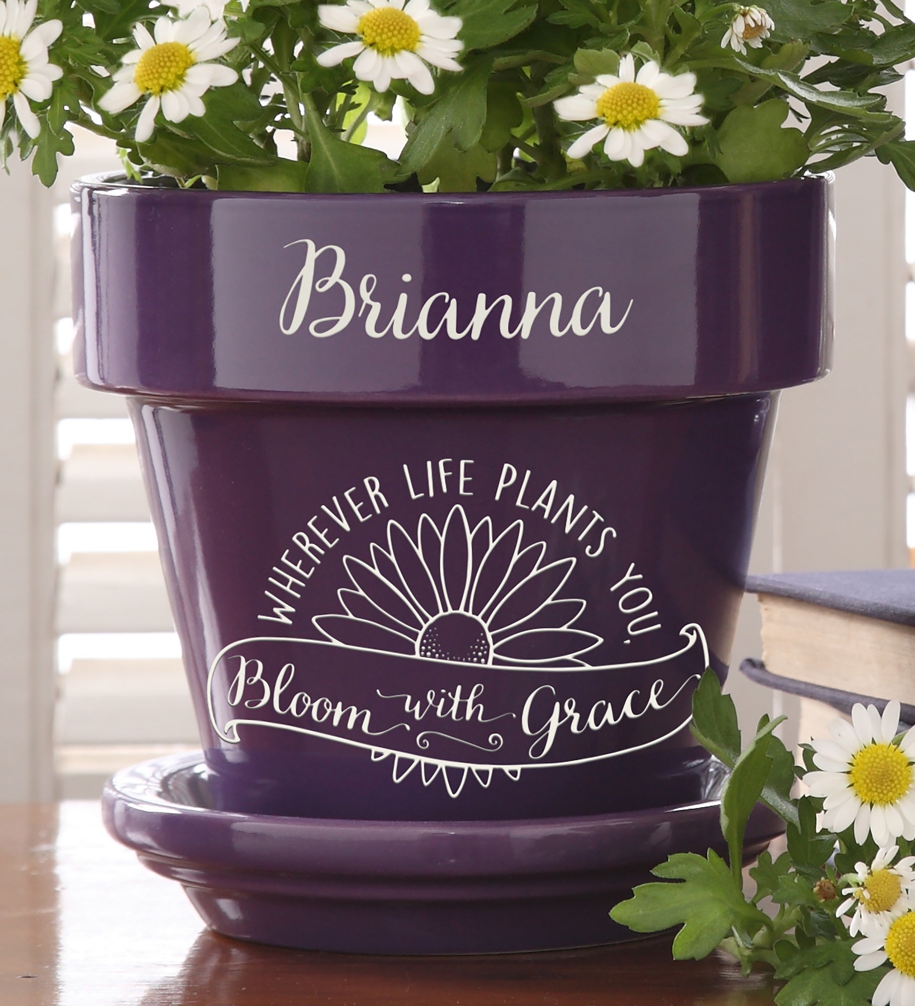 Inspiration to Grow Personalized Flower Pot