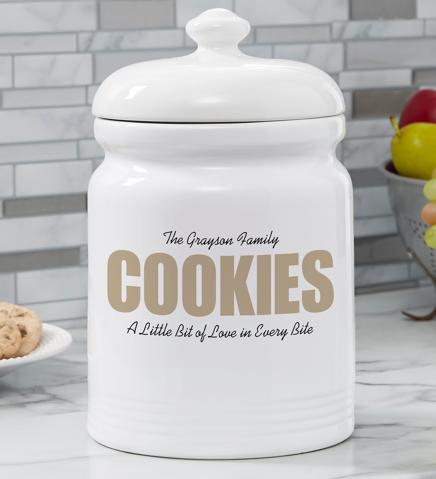 COOKIES Personalized Cookie Jar