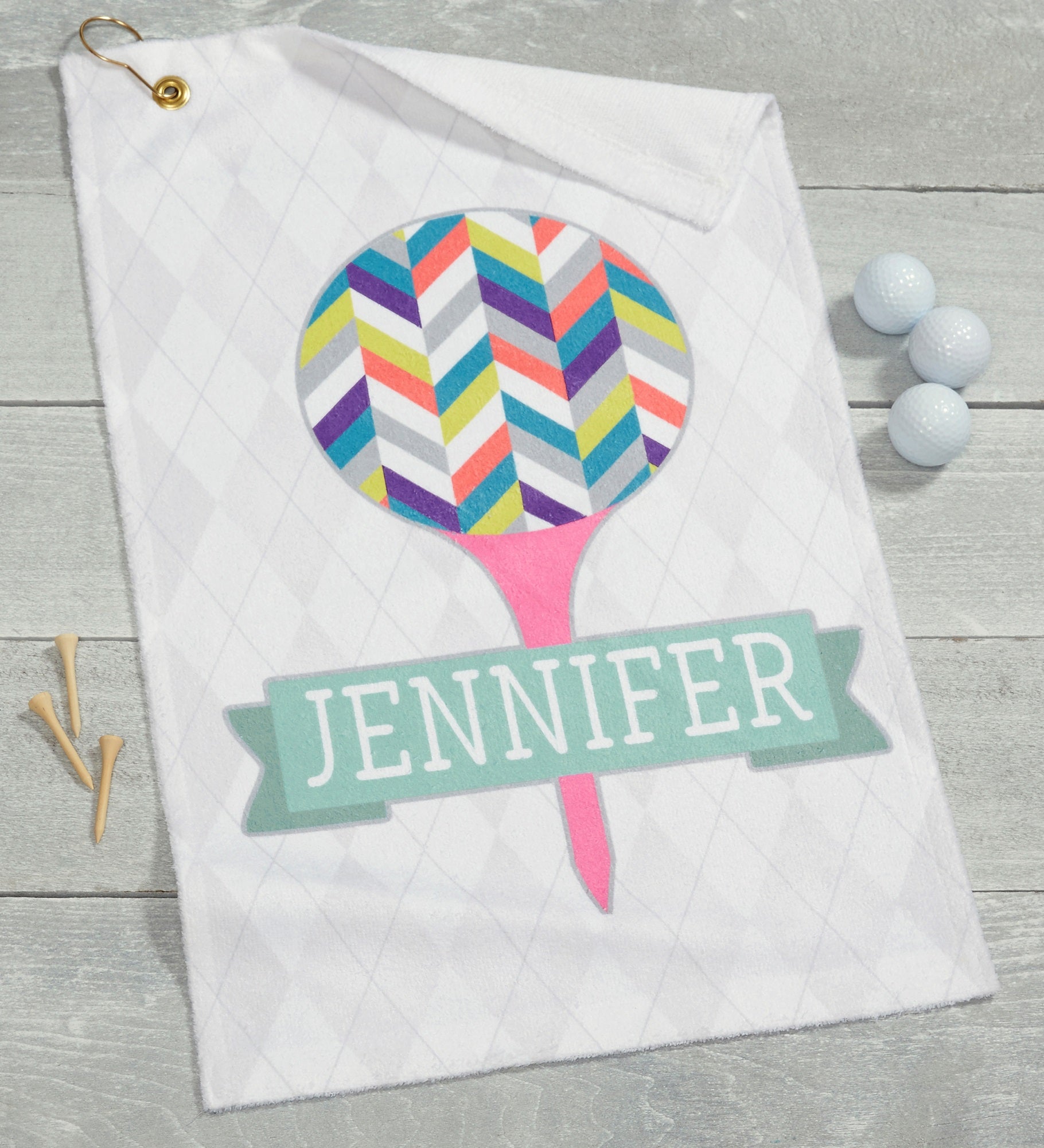 Sassy Lady Personalized Golf Towel