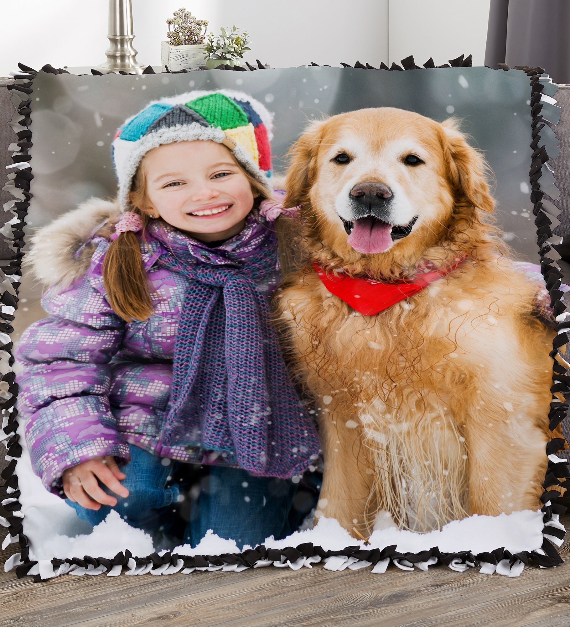 Picture Perfect Personalized Photo Blanket