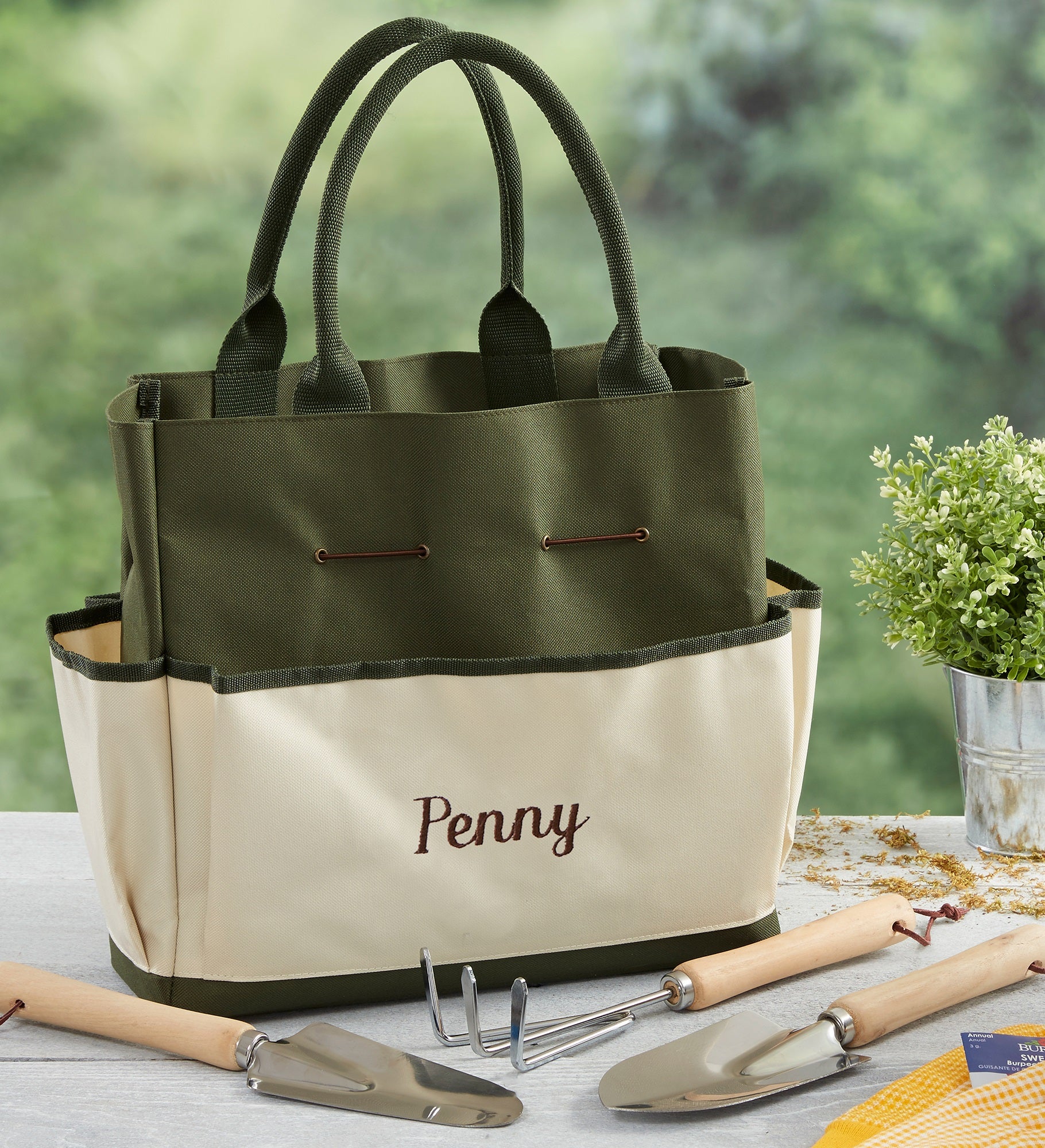 My Garden Personalized Garden Tote and Tools