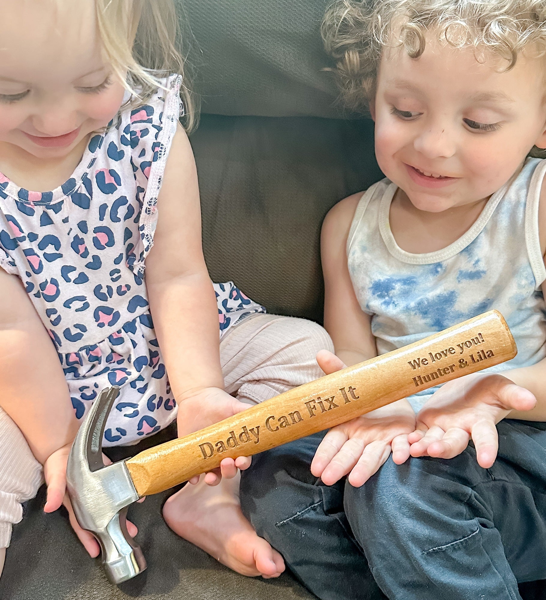 Mr. Fix It Personalized Wood Hammer
