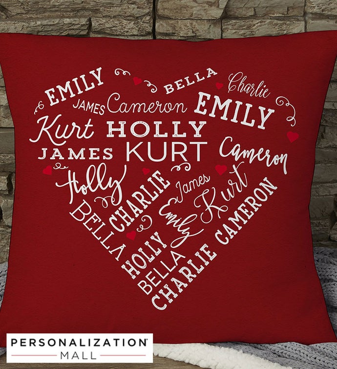 personalization mall pillow
