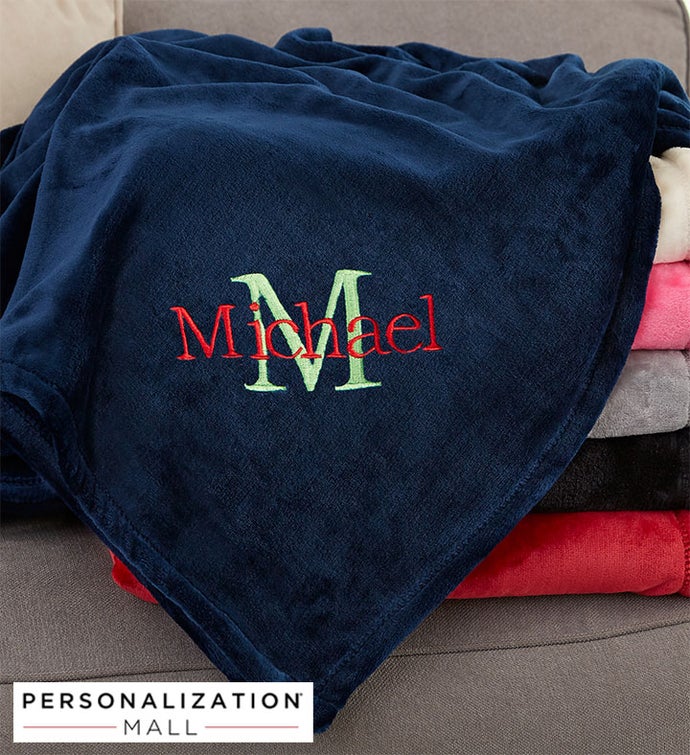 Personalized All About Me Fleece Blanket